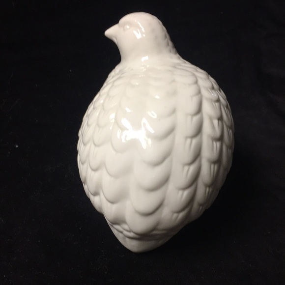 Vintage Japanese Porcelain White Quail Figurine - Picture 3 of 6